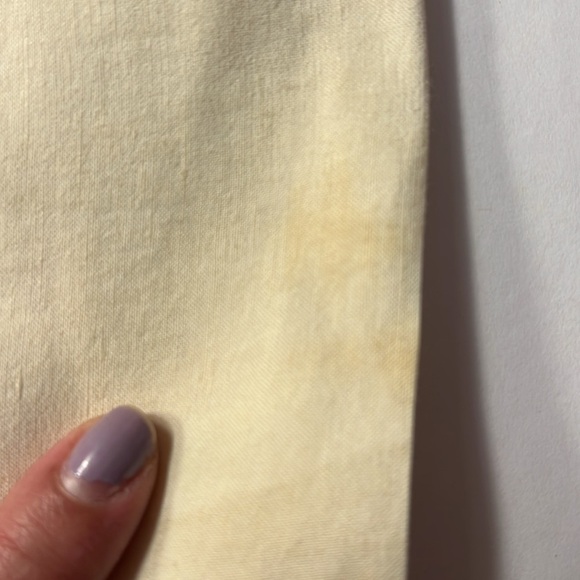 Vintage Elie Tahari Linen Cream Pants Size 2 - Picture 6 of 11
